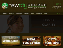 Tablet Screenshot of newcitychurchpbg.org